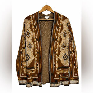 Daytrip Southwestern Aztec Cardigan Boho Sweater